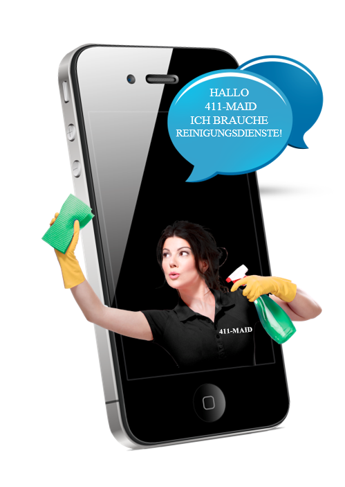 411-MAID Phone Logo